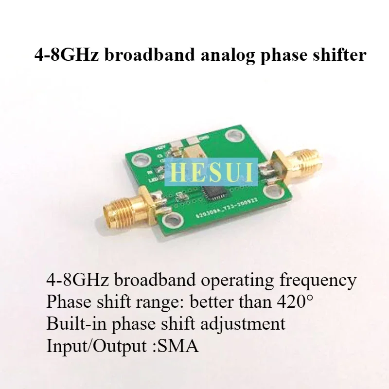 4-8G phase shifter simulates voltage-controlled phase shifter tunable C-band microwave phase shifter phased array