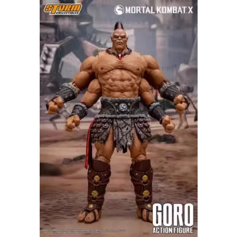 In Stock Storm Toys GORO Mortal Kombat 10th Generation Four Hands Villain 1/12 Action Figure Anime Model Toys Hobby