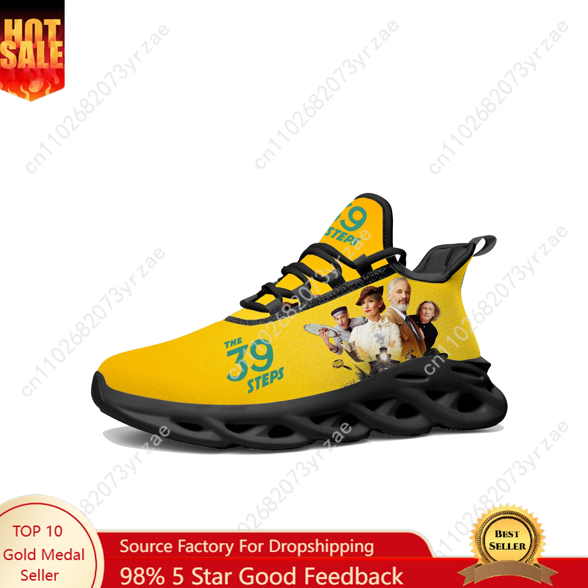 

The 39 Steps Кружевная сетчатая обувь Кроссовки на плоской подошве Мужская женская спортивная обувь Высококачественные персонализированные спортивные кроссовки Footwe на заказ