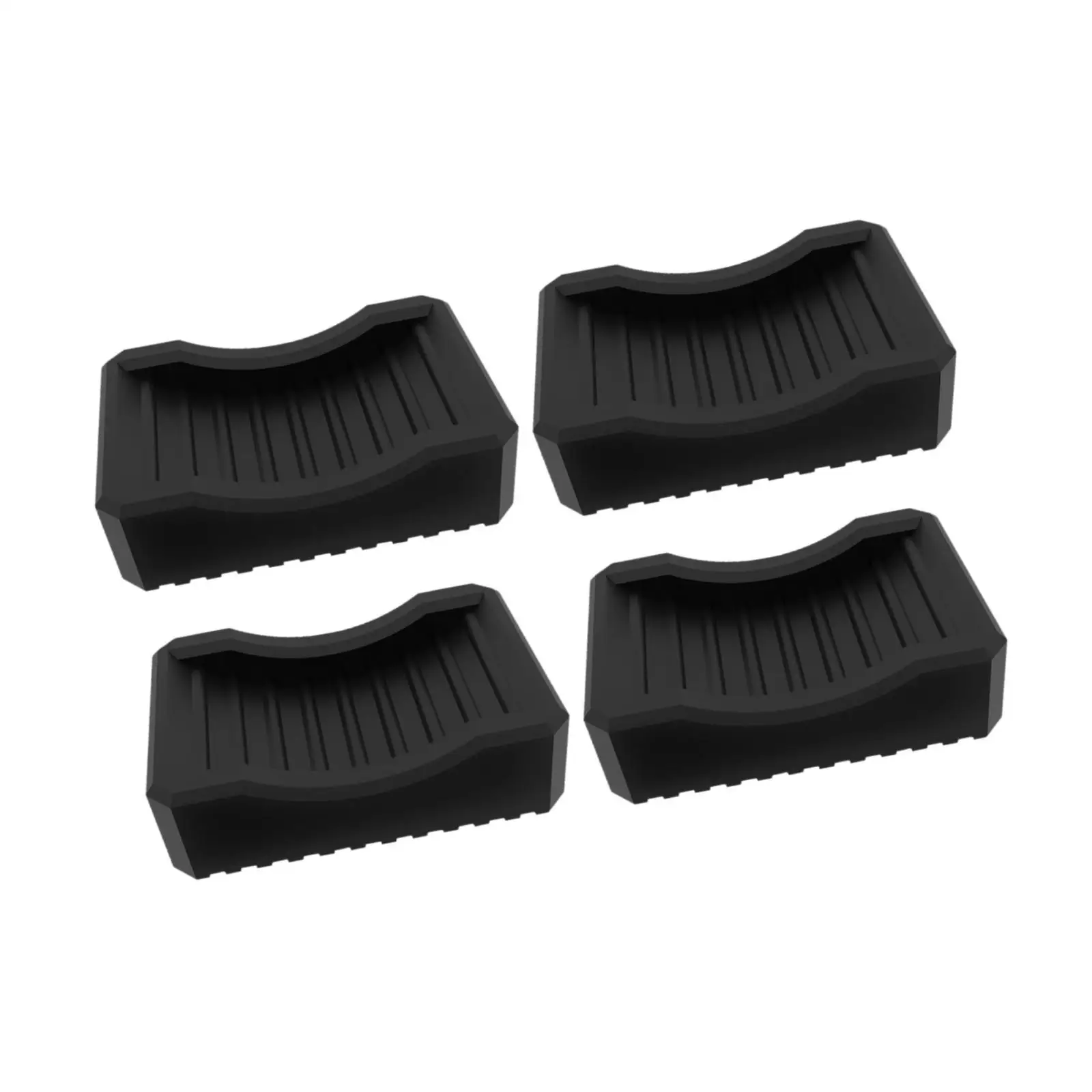 4x Griddle Leveling Shims Kit Grill Accessories Rubber Grill Levelers Grill Feet Pads for Picnic
