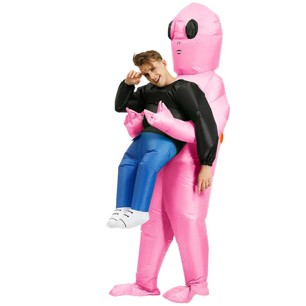 Halloween Adult Alien Inflatable Costume Kids Boys Girl Christmas Party Cosplay Men Women Funny Suit Dress Anime Fancy Party