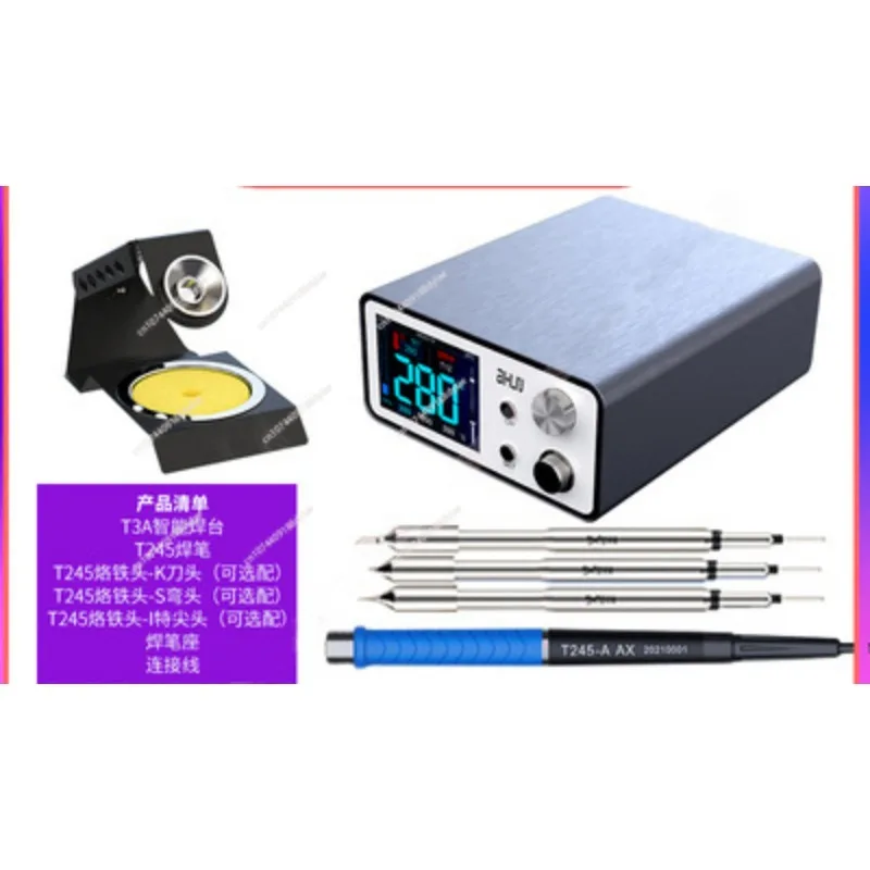 AIXUN T3A T3B Smart Soldering Station T115/T210/T245/T12 Rework Station for Motherboard PCB BGA SMD BGA Soldering Repair Tools