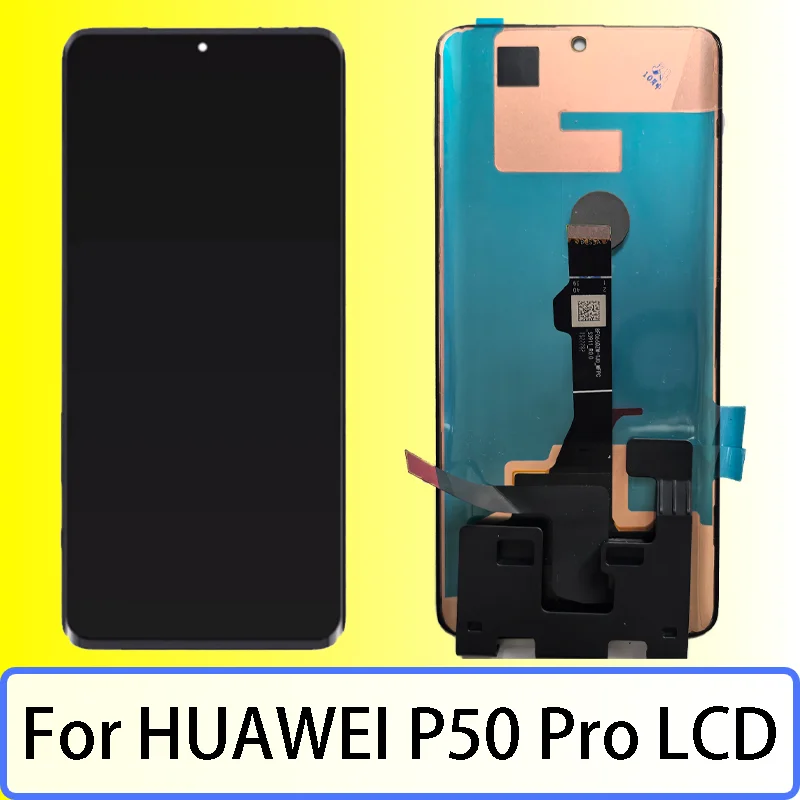 6.6 inches For HUAWEI P50 Pro LCD For P50 Pro JAD-AL50 JAD-LX9 JAD-AL00 LCD Display Touch Screen Digitizer Assembly Replacement