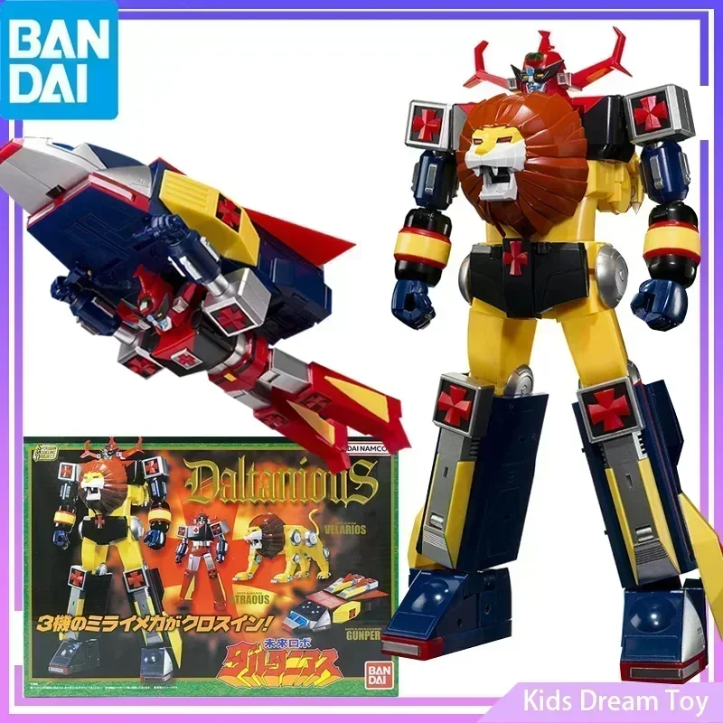 Bandai In Magazzino Originale SHOKUGAN MODELLO PROJETTO SMP Futuro Robot Daltanious Modello di Montaggio Anime Action Figures Giocattoli Per Il Capretto