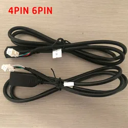 2PCS 75cm Car USB Cable Adapters 4Pin And 6Pin For Android Car Radio Stereo Connectors USB Extension Cable Adapters
