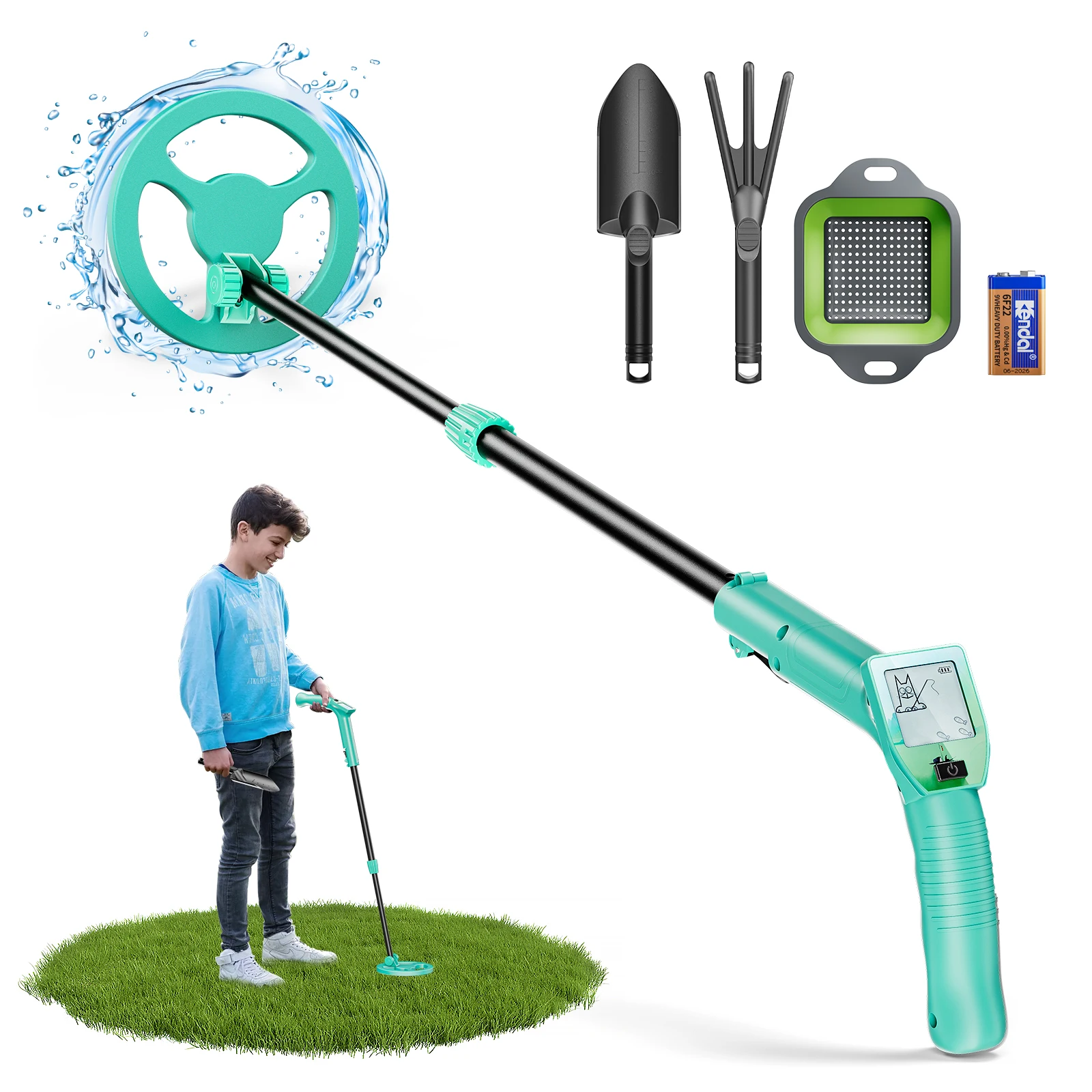 

Metal Detector Professional Handheld Gold Treasure Underground Metal Detector Tracker Seeker Finder Kids Metal Detector