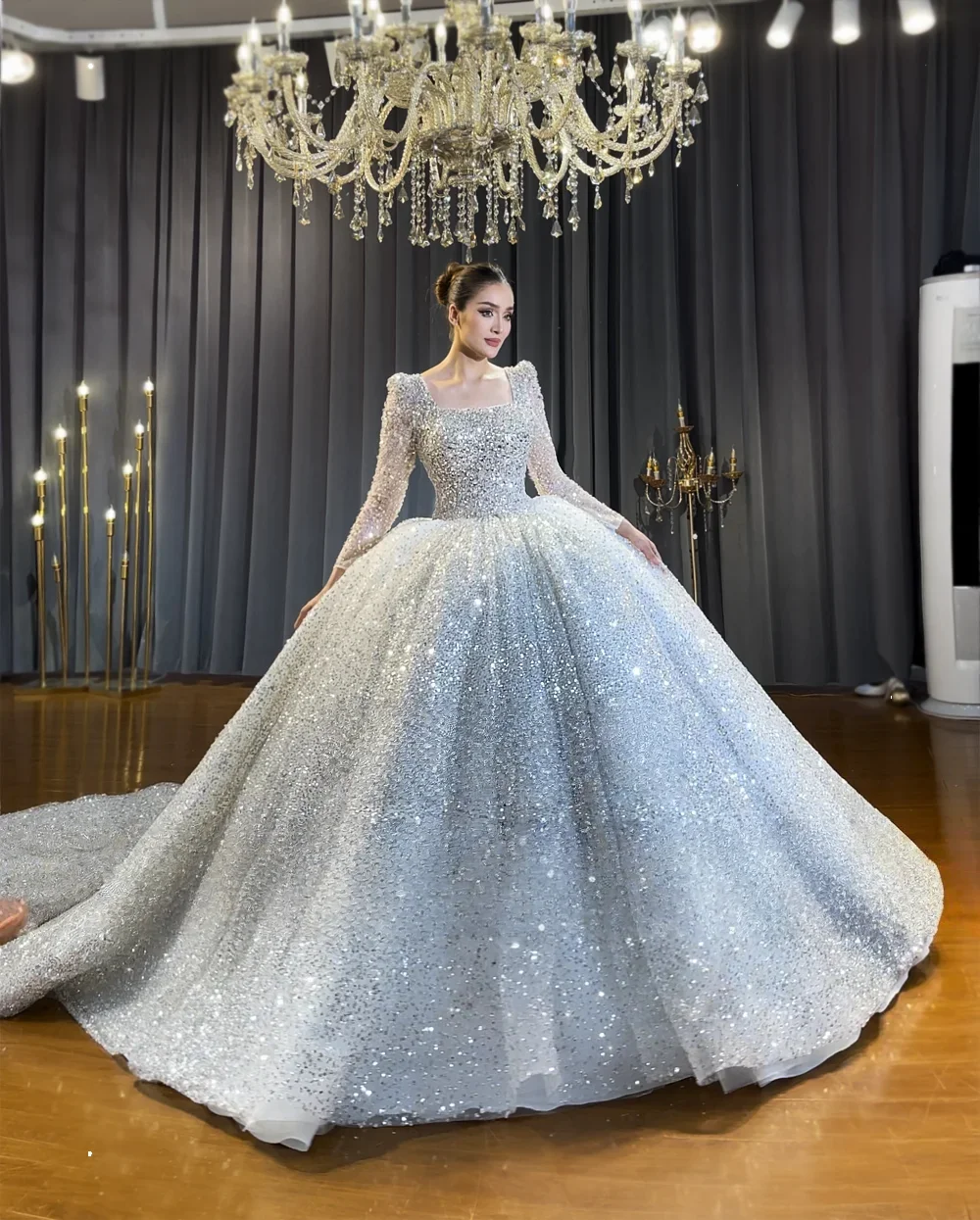 Customized Luxury Ball Gown Wedding Dress Plus Size 2027 New Design Amanda Novias Official