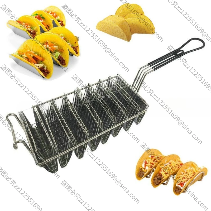 Suitable for Restaurant Kitchen Fryer Tool Taco Crust Styling Fried Basket Taco Holder Styling Mold