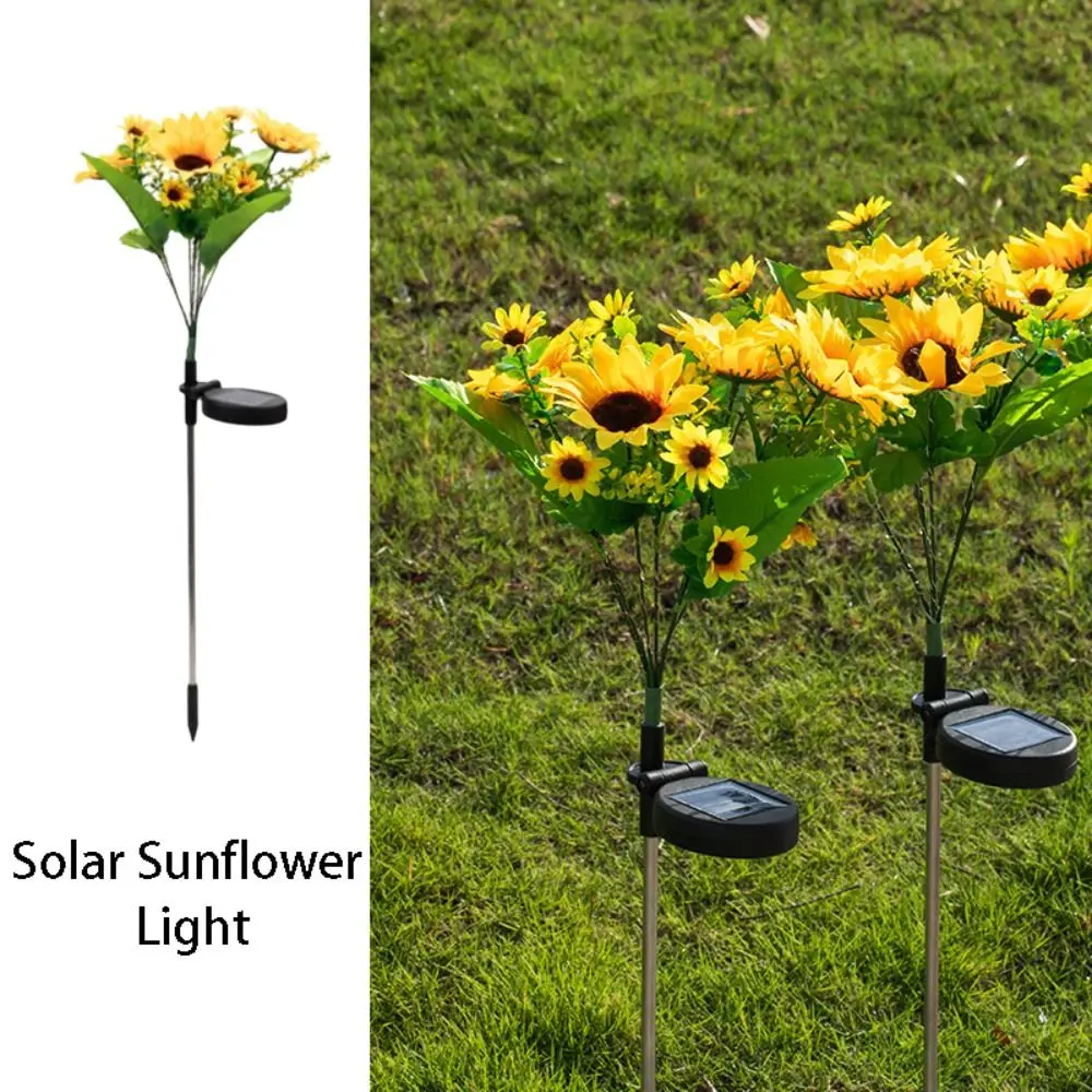 lampada-solar-de-jardim-com-design-colorido-a-prova-d'Agua-em-formato-de-girassol-iluminacao-led-solar-para-paisagismo
