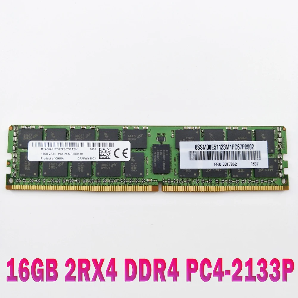 Piezas de RAM para memoria MT, 16GB, 2RX4, DDR4, PC4-2133P, 16G, RDIMM 2133, ECC