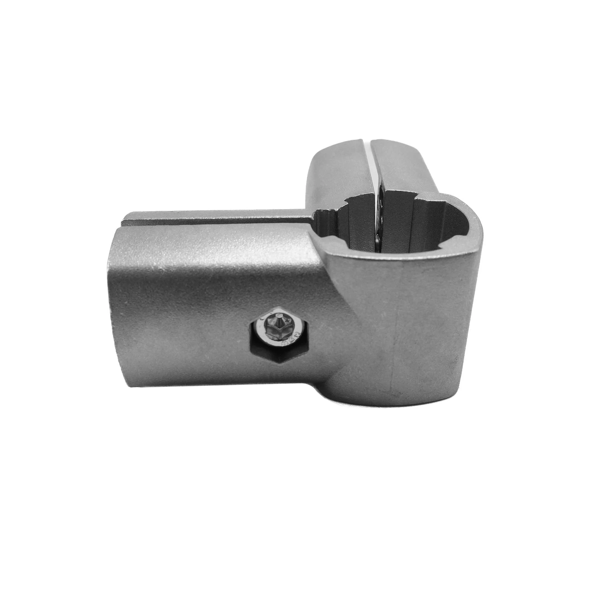 Industrial 90 Degree L Shape 28mm Three-way Connector Aluminum Pipe Joint