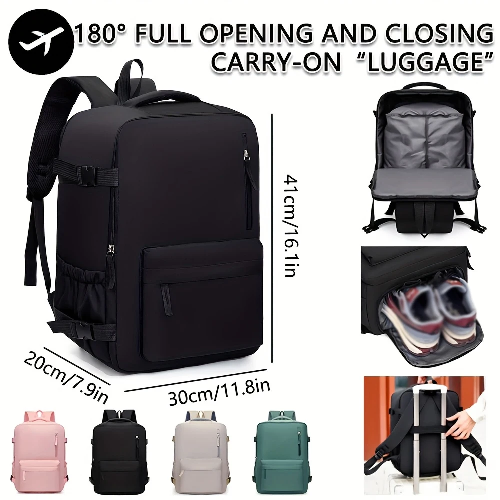 Mochila, multifuncional, mochila de gran capacidad, bolsa de equipaje de viaje de negocios, bolsa de embarque de viaje, bolsa ligera para computadora
