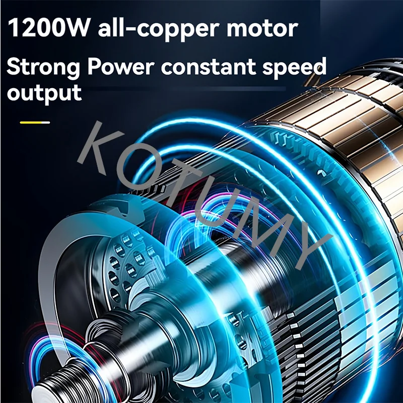 Woodworking vacuum cleaner cyclone separator dust collector 23000rpm industrial vacuum cleaner 1200W