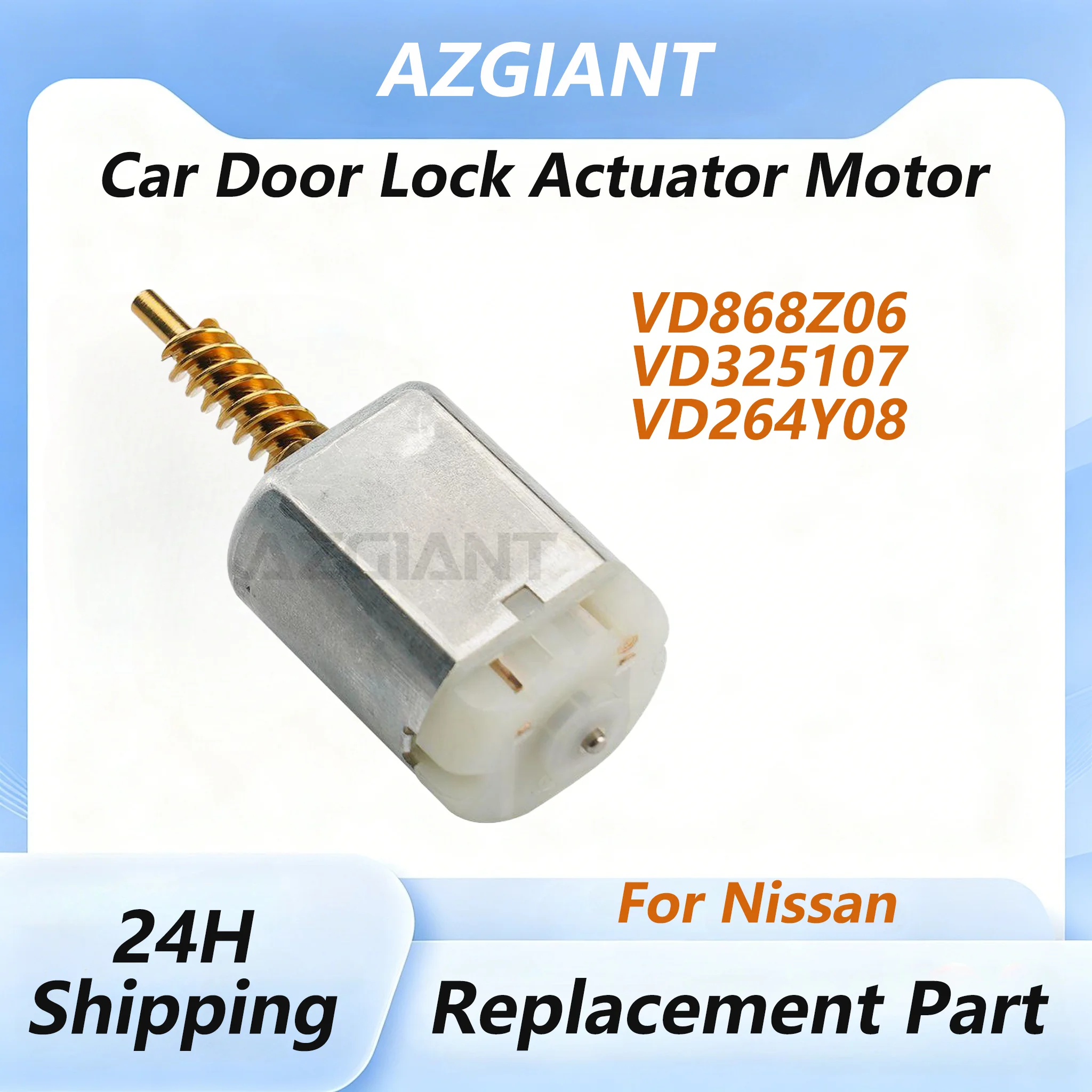 Motor de Cierre Centralizado de Puerta para Nissan Elgrand/Maxima/Murano/Armada/Latio, Repuesto VD868Z06, Accesorios para Auto