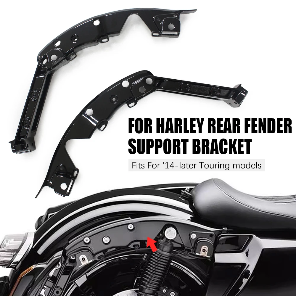 Motorcycle Rear Fender Support Bracket Kit For Harley Touring Road King Electra Glide Street Glide FLHX Road Glide 2014-2024 22