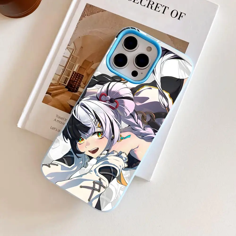 

ZZZ Dialyn Phone Case for iPhone 17 16 15 14 13 12 11 Air Pro Max Plus Jelly Double layer Light Blue Cover