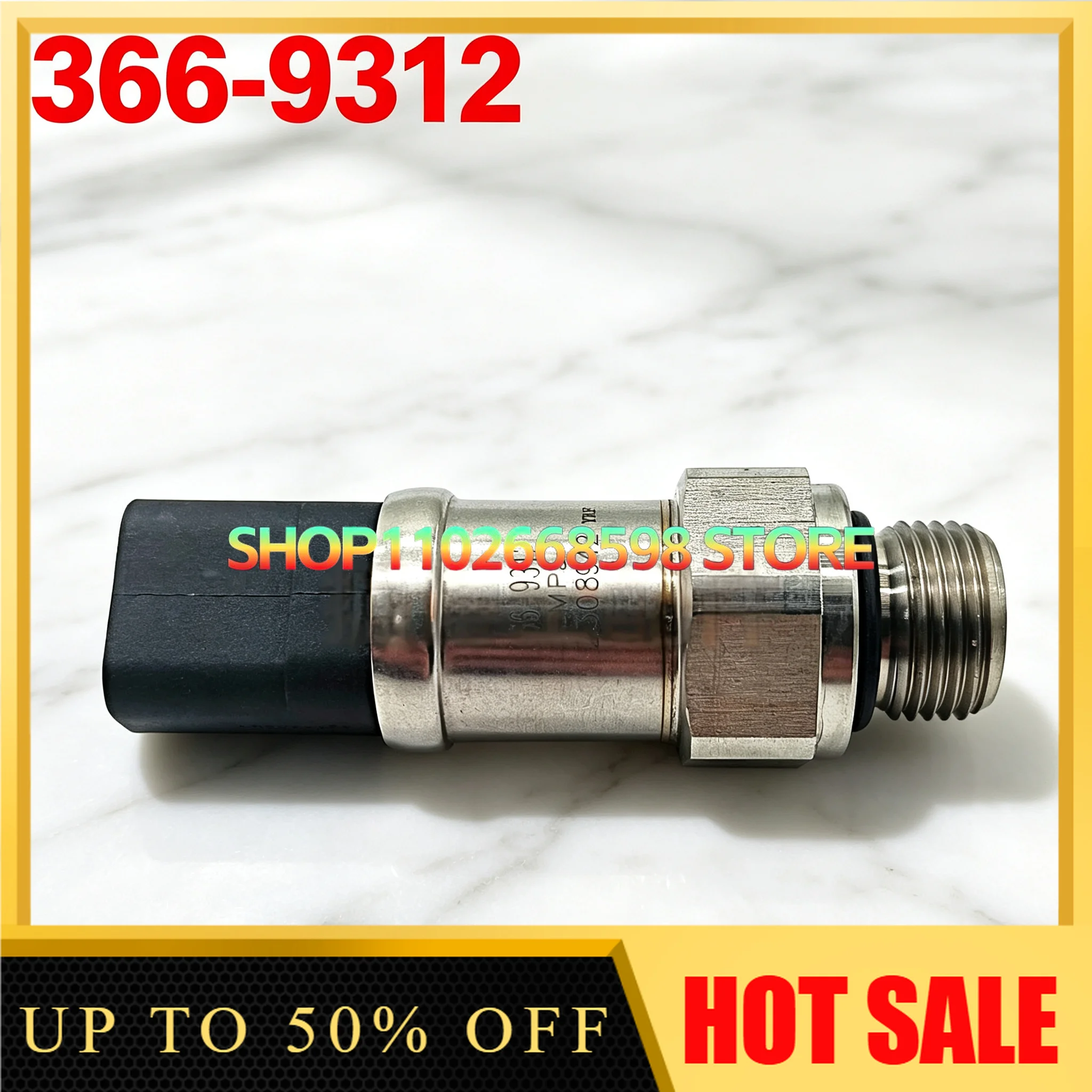 New High Pressure Sensor for Excavator 320 323 330 336 345 349D Hydraulic Pump Part Number 366-9312