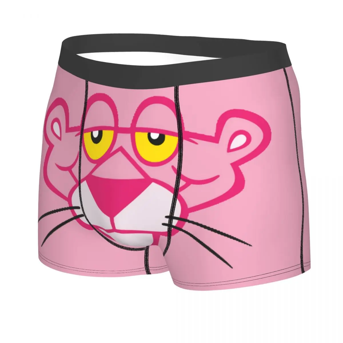 Custom Cool Panthers Cartoon Manga Boxers Shorts Panties Male Underpants Breathable Briefs Underwear