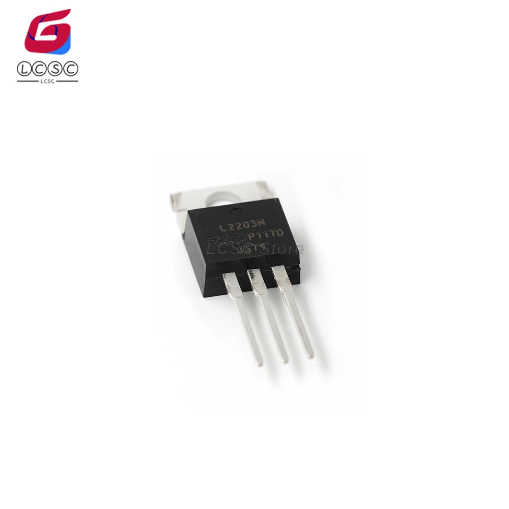 10Pcs/Lot Original MOSFET L2203N Power Transistor N-Channel 30V 116A 180W TO-220AB IRL2203NPBF Logic Level