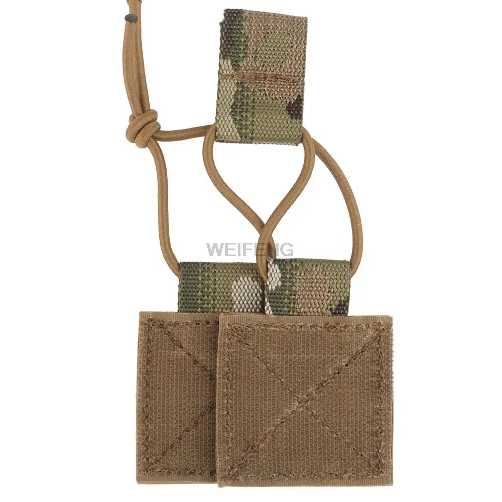 Tactical Radio Fastener Magazine Pouch Fixing Buckle For Tactical Chest Hang with D3CRM Specifications Adjustable Elastic Rope