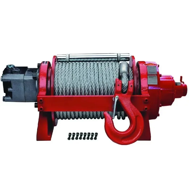 Heavy  PTO 5 10 20t 4*4 Offroad Anchor Winch Bulldozer Tractor Hydraulic Winch for Trailer Truck Log Towing