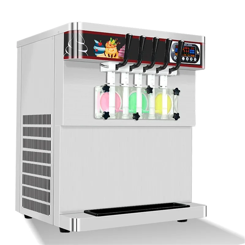 

5 Flavors Ice Cream Making Machine Desktop Taylor Yogurt Milk Strawberry Soft Ice Cream Makers