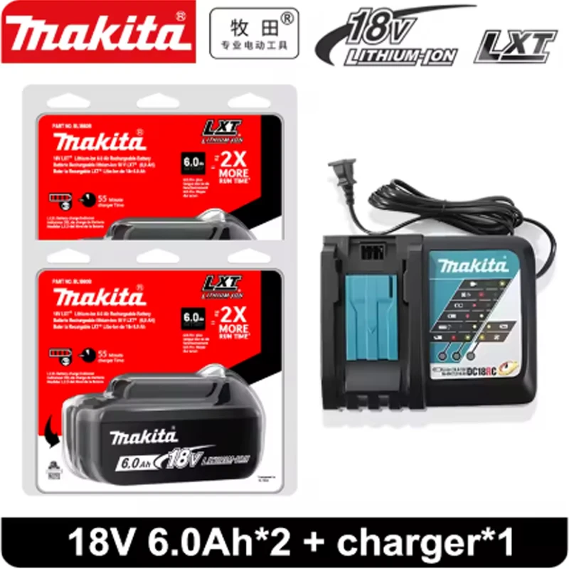 

Pro-Grade Makita 18V Battery Replacement System: Cross-Compatible with DHP488 & DTW700 DGA404 DDF487 DTD173 Power tool battery