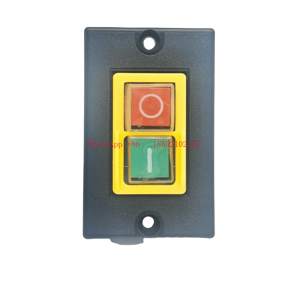 

6A 250V Электромагнитный кнопочный переключатель включения/выключения Водонепроницаемый пылезащитный для шлифовального кругового станка - промышленное управление