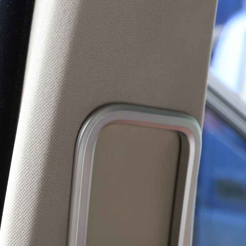 For Land Rover Range Rover Sport Discovery 4 LR4 2010-2016 ABS Silver Car Front Seat Belt Frame Cover Trim Interior Accessories