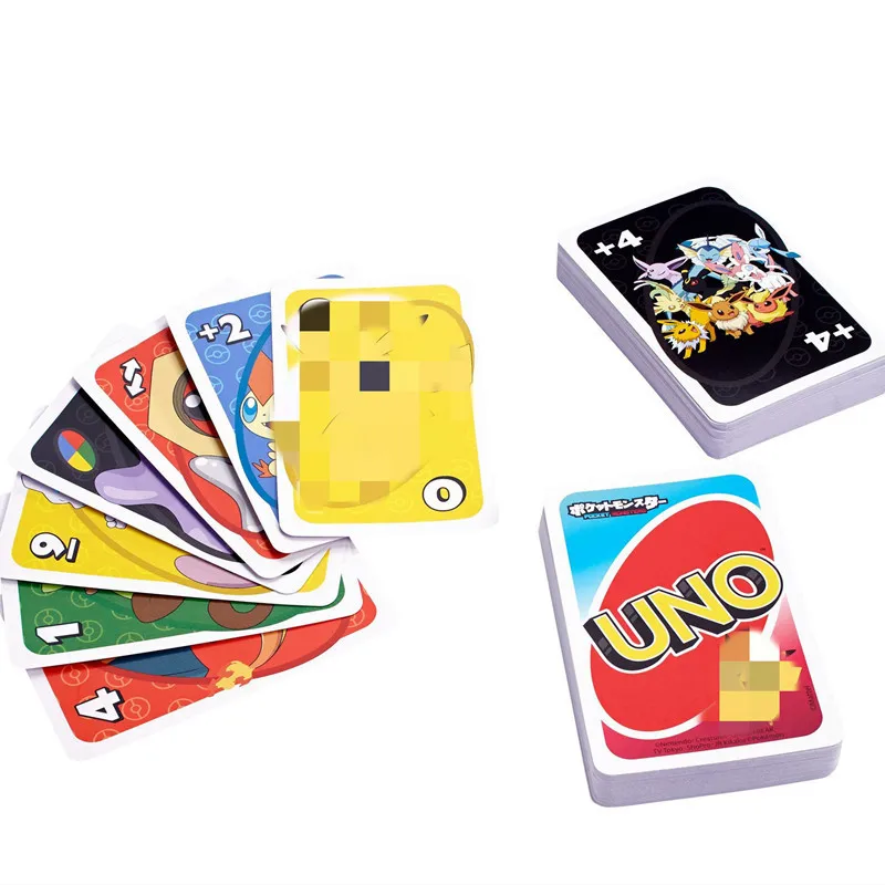 UNO Pokemon Sword & Shield Card Games Family Funny Entertainment Board Game Poker Kids Toys Playing Cards