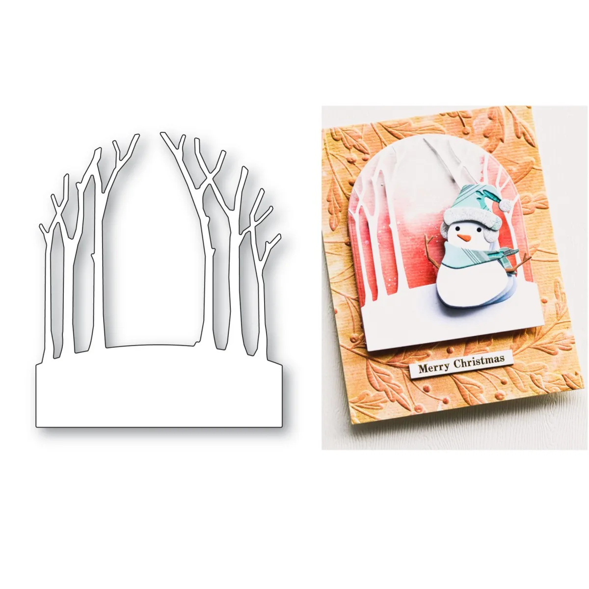 

Winter Tree Metal Cutting Dies For Scrapbooking Photo Album Decorative Embossing DIY Handmade Paper Cards Crafts 2024 New