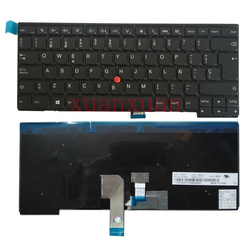 

04Y0871 ДЛЯ LENOVO THINKPAD L440 L450 L460 T431 T431S T440S Клавиатура ноутбука