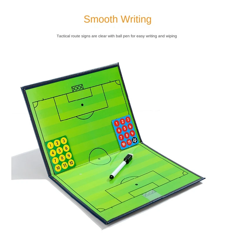 Coach Tactical-Board Fold The Coach's Tactical Board Coach Tactical-Board Foldable Strategy Board With Pen