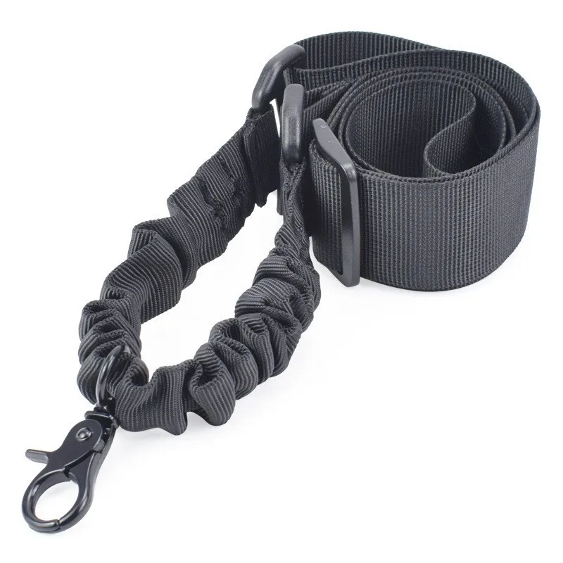 Tactical Single Point Gun Sling Shoulder Strap Rifle Rope Belt with Metal Buckle Shotgun Hunting Ar 15 Accessories Tactical Gear