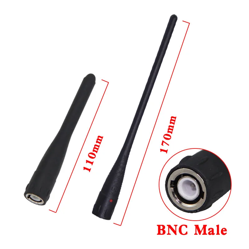 BNC Male Antenna ADAPTS to Kenwood TK308 TK208 TH28A TH48A TH42AT TH22AT TH78 Portable Radios Walkie Talkie Accessories