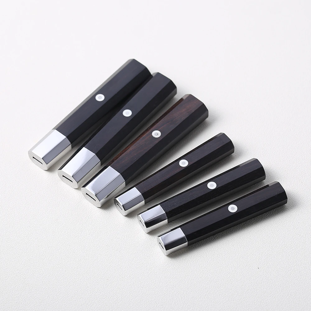 Premium Ebony Kitchen Knife Handle Ergonomic Professional Replacement Handle for Chef Knives Kitchen Tools Durable & Stylish
