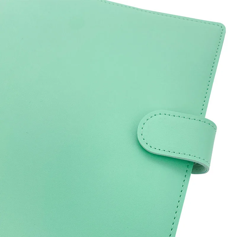 PU Leather Notebook Protection A5 Notebook Leather Case Loose-leaf Multi-function Buckle Card Sleeve Document Protection Sleeve