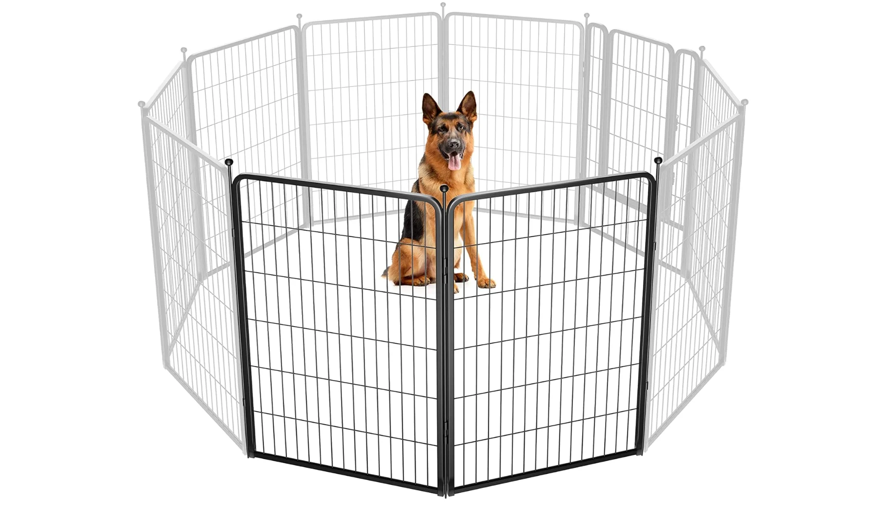 

FXW Rollick Dog Playpen for Yard, RV Camping│Patented, 45 inch 2 Panels