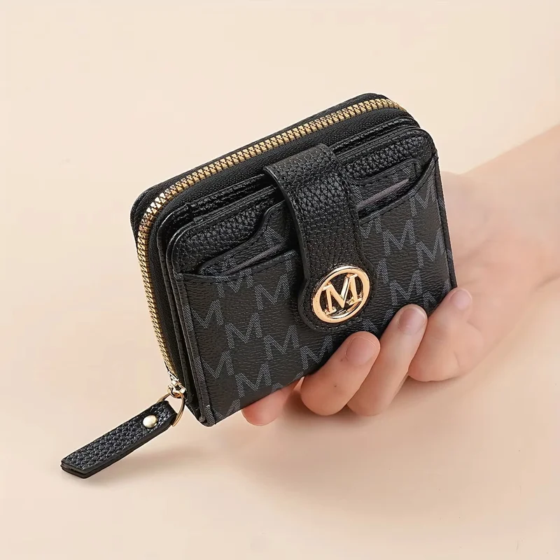 Women's Wallet Multiple Card Slots, Cash Pocket, Retro Style, Mini Purse, Minimalist Charm, Travel Accessory, Daily Essentials
