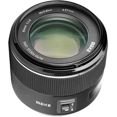 Meike 85mm F1.8 Auto Focus Full Frame Aspherical Medium Telephoto Portrait Prime Lens for Canon EOS EF Mount DSLR Cameras