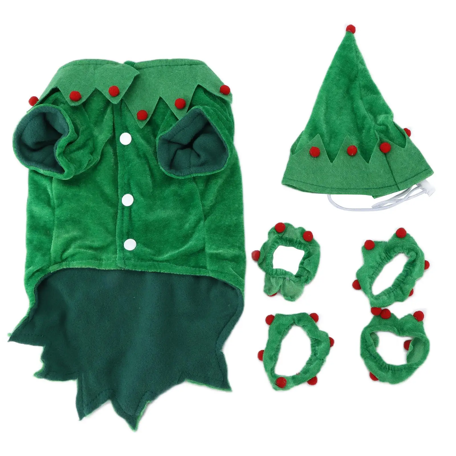 

Funny Christmas Costumes for Dogs & Cats - Soft, Comfortable Cosplay Clothes for Pets