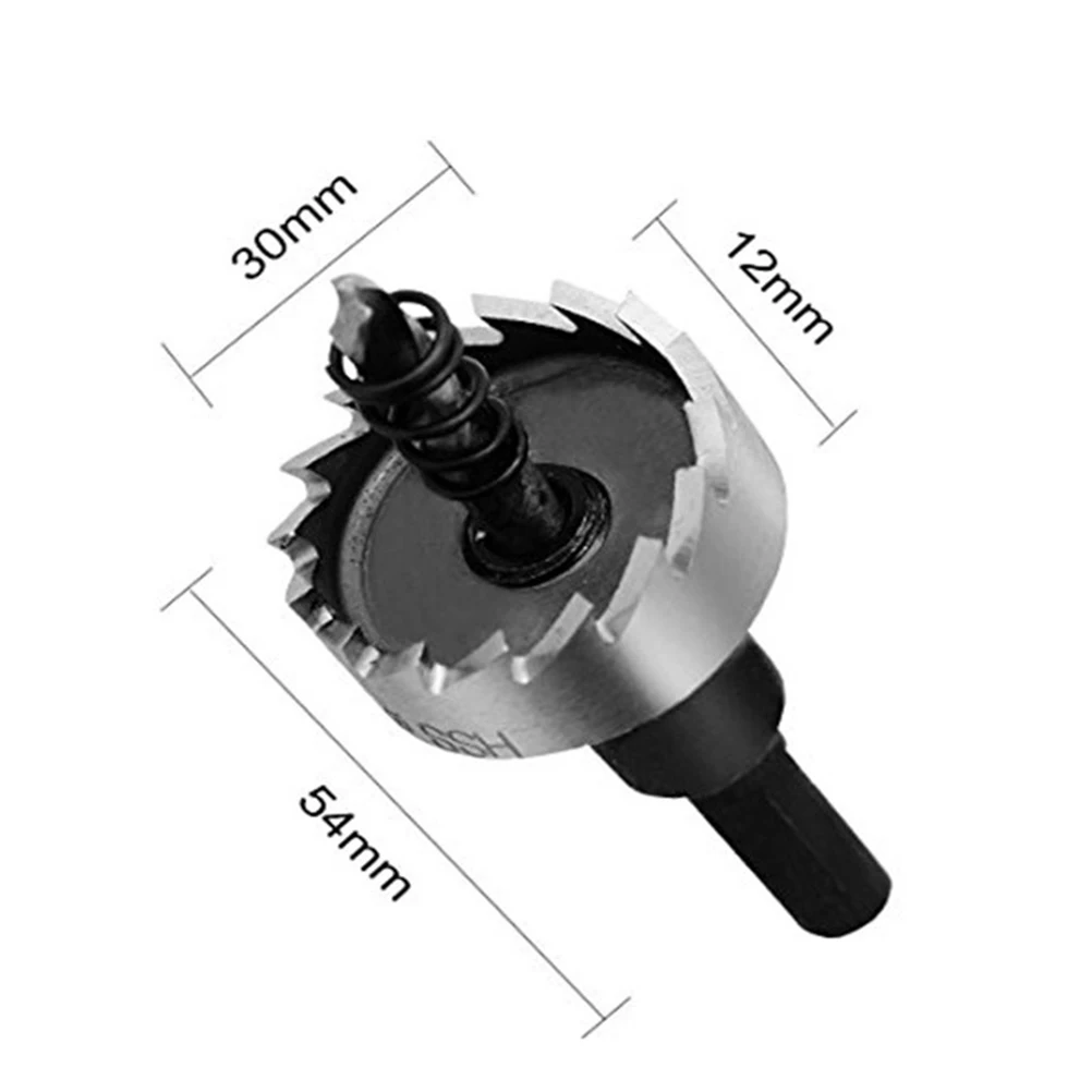 

5pcs 16-30Mm Drill Bit Set Heavy Duty Hole Kit For Wood Plastic Aluminum Copper Cast Iron Multi-Size Sawtooth Design For