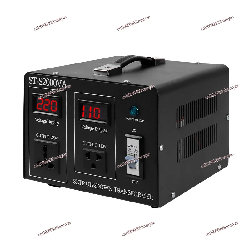 

Lift Transformer 220V To 110v/110v To 220v Voltage Converter Digital Display Home