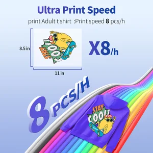 Impresora de transferencia de OYFAME A3+DTF para Epson XP600 directamente para filmar la máquina de impresión de la camiseta A3 A3 con horno de curado DTF 8 mejores ventas DTF Printer Bundle - №6