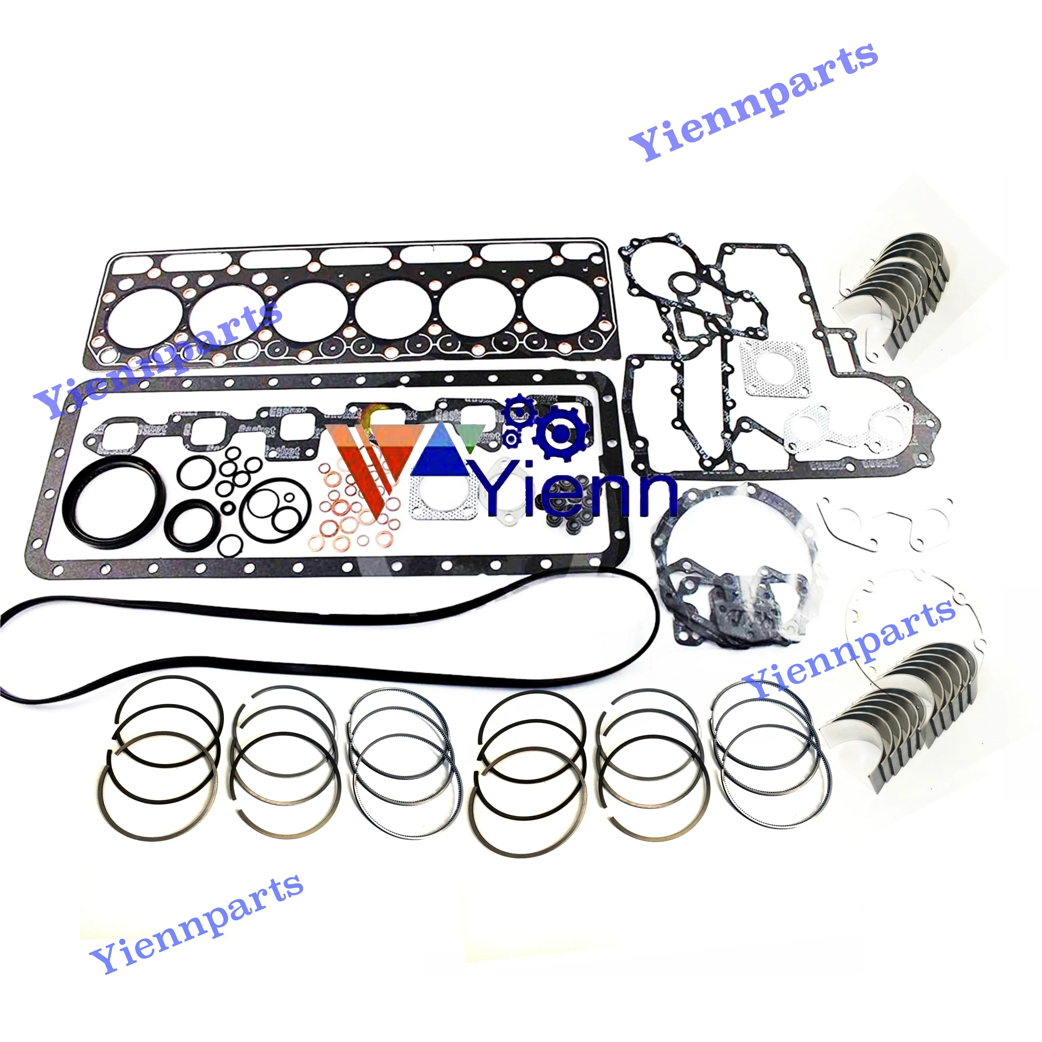 

S2802 Overhaul Re-ring Kit For Kubota Tractor Engine Parts Full Gasket Kit Piston Ring set Bearing Set