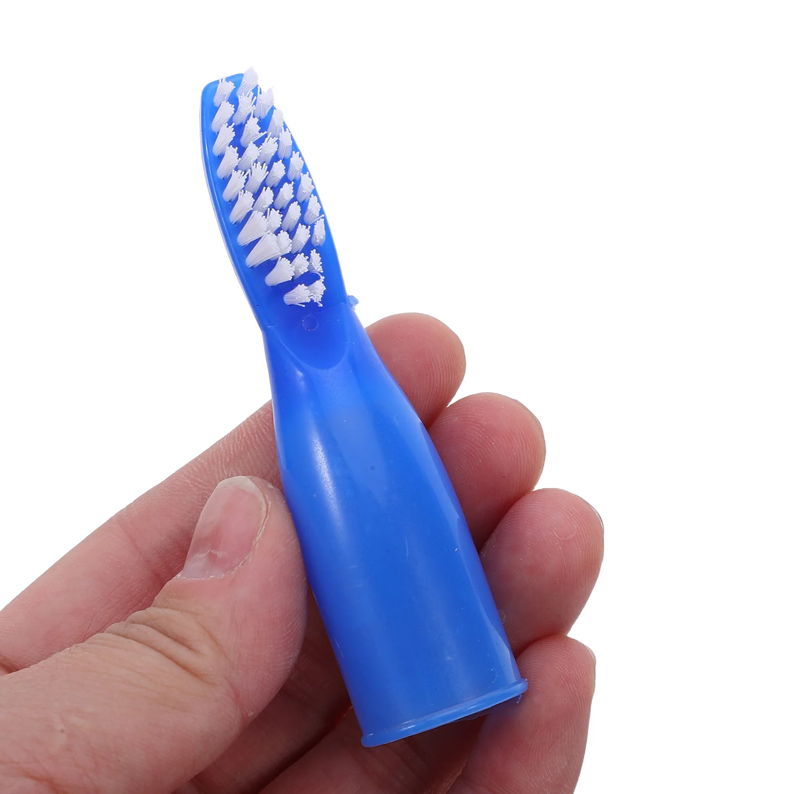 

50Pcs Finger Toothbrush Soft Bristles Pbt Mini Size Safety Handle Anti-Slip Travel Camping Institutional Use Prison Supplies