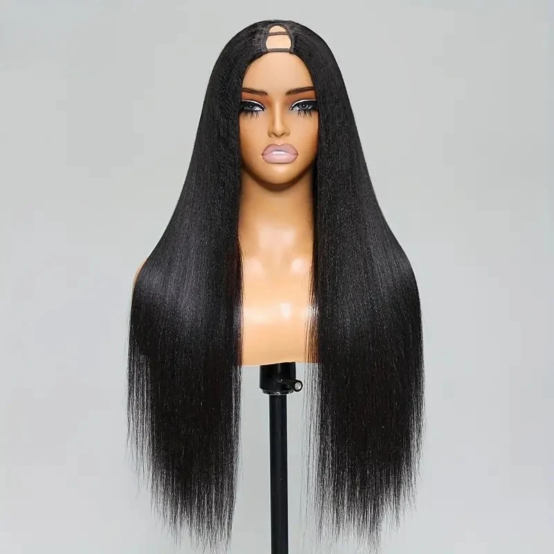 Rosabeauty 13x6 Straight Nature Color Lace Front Wig Human Hair 30 40 Inch Frontal 5X5 Glueless Ready to Wear Wig 250% For Women