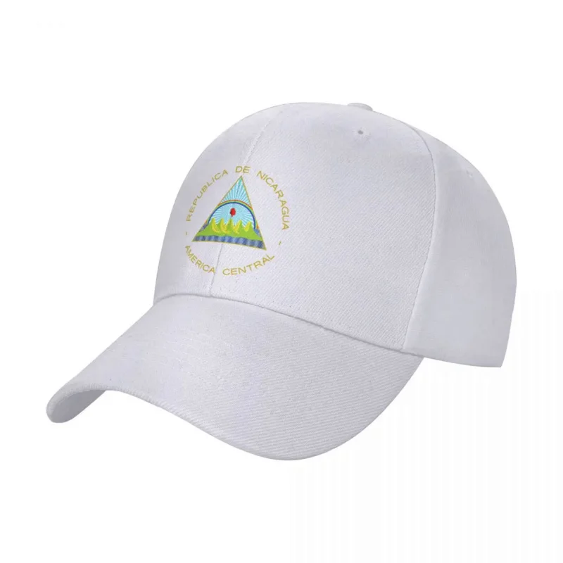 Personalized Coat Of Arms Of Nicaragua Baseball Cap Sports Women Men's Adjustable Trucker Hat Spring