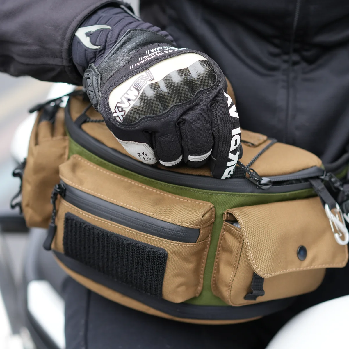 

Waist Bag Motorcycle Riding Bag Chest Bag Locomotive Equipment Knight Water-repellent Backpack