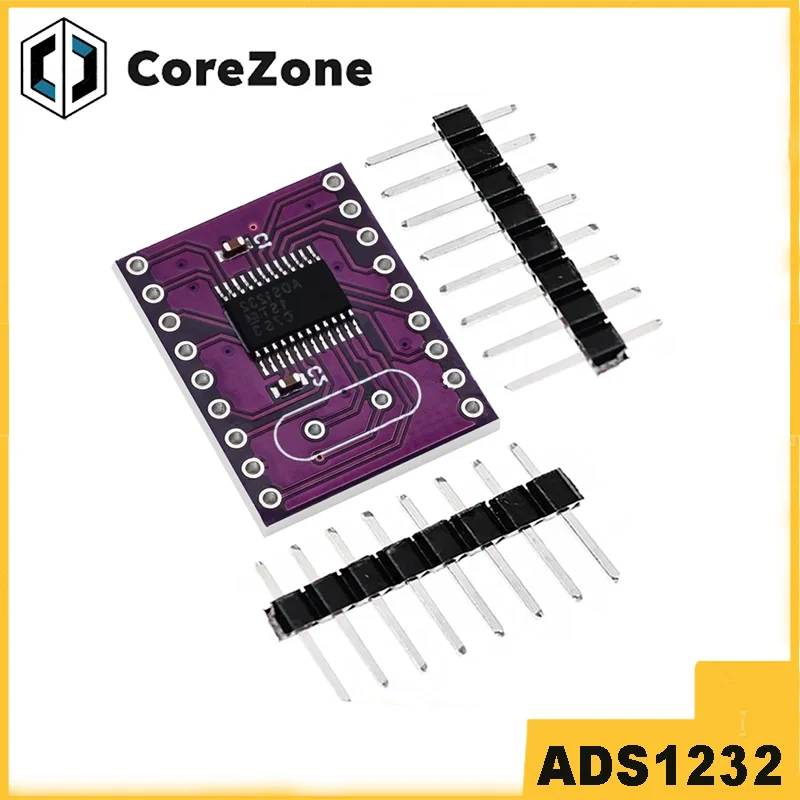 ADS1232 module 24-bit ADC ultra-low noise analog-to-digital converter ADS1232IPWR